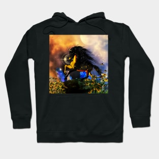 Beautiful unicorn in the night Hoodie